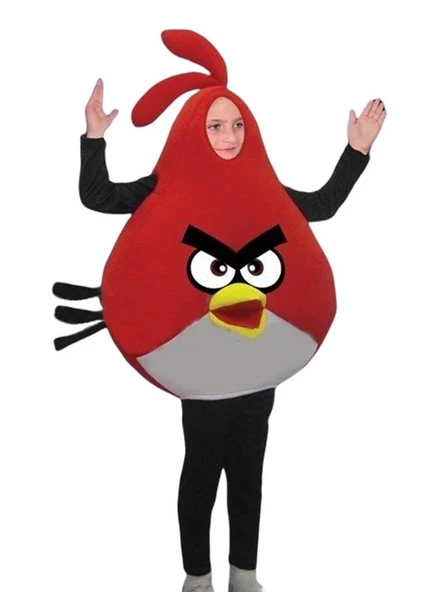 Yetişkin Angry Bird Kostümü Dolgulu - Resim 2