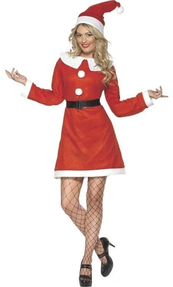 Yetişkin Noel Anne Elbise - 3