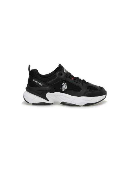 U.S.POLO ASSN.MAYBE 5FX SİYAH COMFORT CASUAL ANATOMİK SPOR AYAKKABI - 3