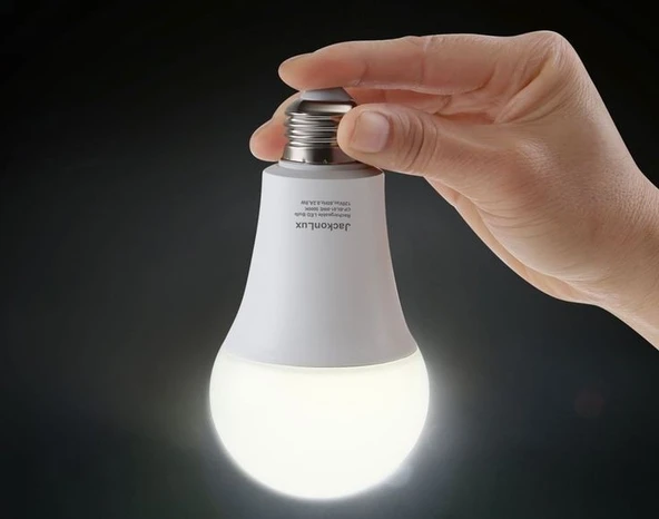 2 Adet Elektrik Kesilince de Çalışan 9 Watt Led Ampul, Kendini Şarj Eden E27 Duy Kaliteli Led Ampul - 5
