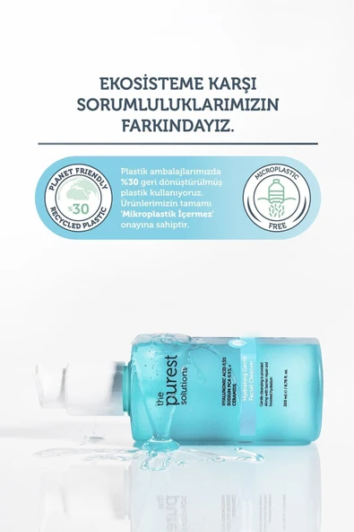 The Purest Solutions Hydrating Gentle Kuru ve Karma Ciltler İçin Nemlendirici Yüz Temizleyici 200 ml - 5