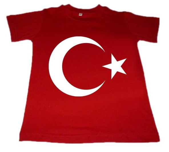 Ay Yıldız Baskılı Tişört - 3
