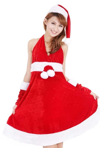 Yetişkin Noel Anne Kostümü - 2