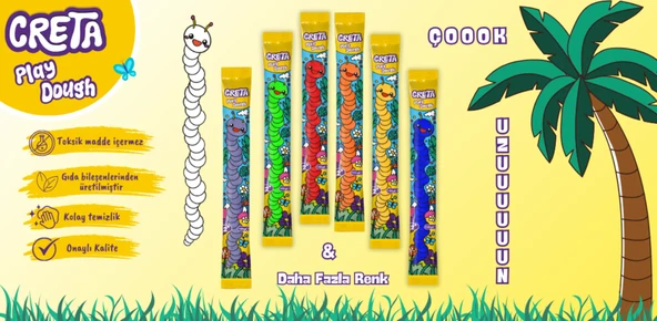 Creta Play Dough 33cm Oyun Hamuru - 6 Adet / 30000010 - Resim 3