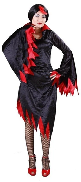 Vampirella Kostümü Yetişkin - Resim 2