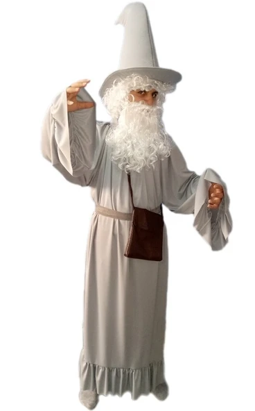 Büyücü Gandalf Kostümü Yetişkin - 3