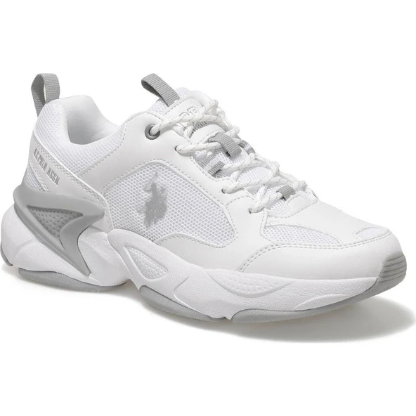 U.S.POLO ASSN.MAYBE 5FX BEYAZ COMFORT CASUAL ANATOMİK SPOR AYAKKABI