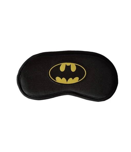 Batman Amblemli Siyah Uyku Maskesi | Uyku Bandı - 3