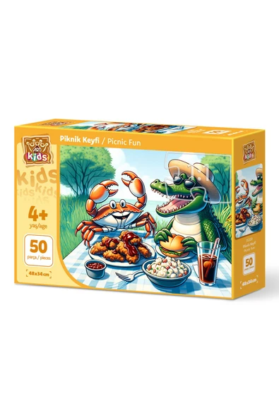 Art Puzzle Art Çocuk Piknik Keyfi 50 Parça Puzzle