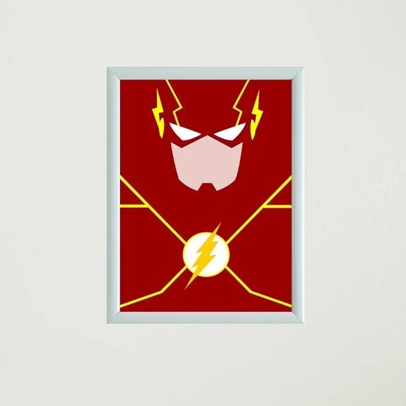 Flash Çerçeveli Poster Tablo Model-2 - 2