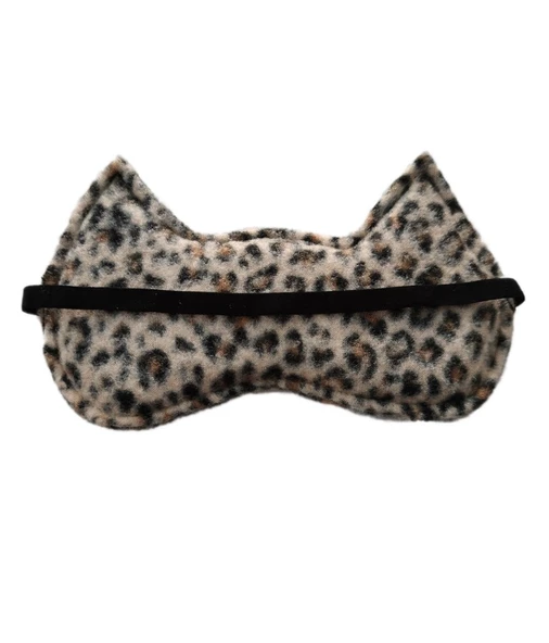 Leopar Desenli Uyku Maskesi | Leopar Desenli Uyku Bandı - 6