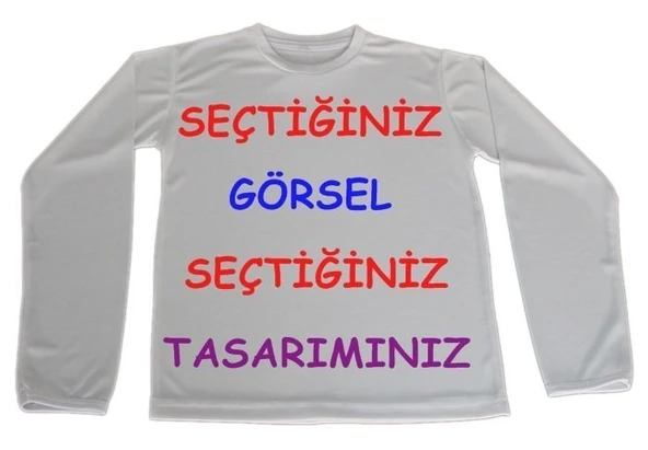 Kişiye Özel Baskılı Sweatshirt Yetişkin - 2