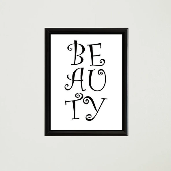 Beauty Çerçeveli Poster Tablo - 6