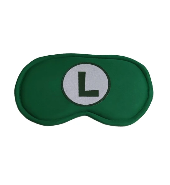 Luigi Amblemli Uyku Maskesi | Uyku Bandı