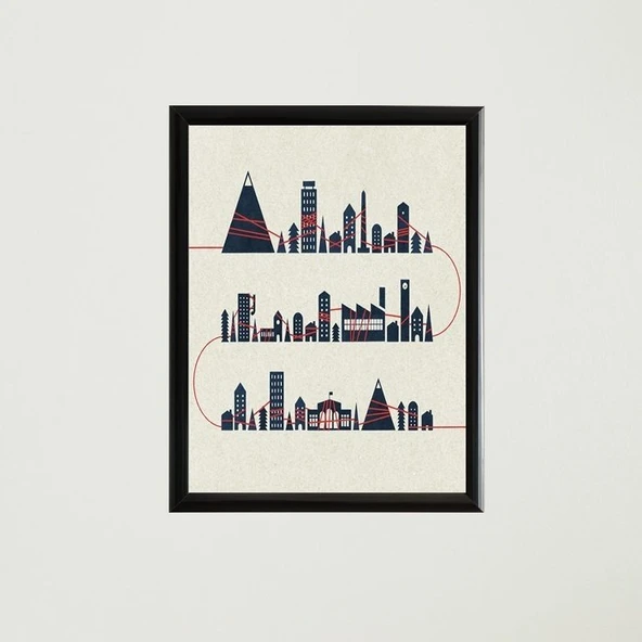 Çerçeveli Poster Tablo T1327 - 3