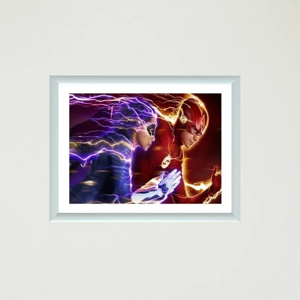 Flash Çerçeveli Poster Tablo Model-3 - 3