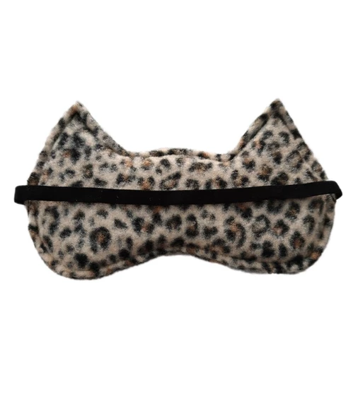 Leopar Desenli Uyku Maskesi | Leopar Desenli Uyku Bandı - 4