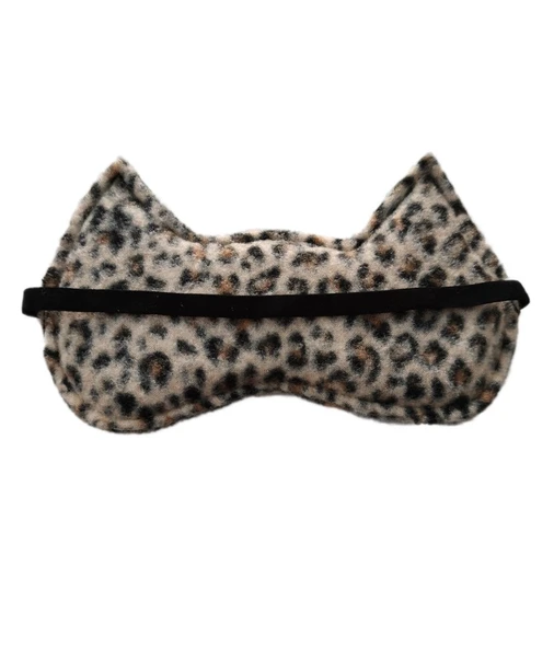 Leopar Desenli Uyku Maskesi | Leopar Desenli Uyku Bandı - 2