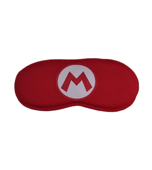 Süper Mario Amblemli Uyku Maskesi | Uyku Bandı - 2