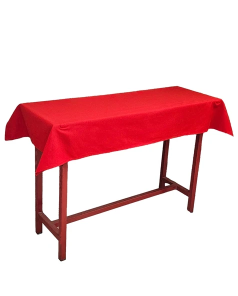 Sıra Örtüsü Pamuklu Kırmızı (40 X 110 cm Ölçülerindeki Sıralar İçin) - 2