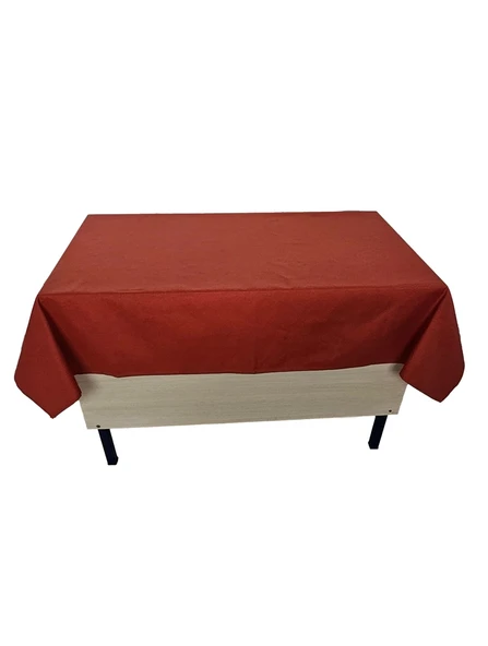 Öğretmen Masa Örtüsü Kiremit Rengi (Pamuklu) - 2