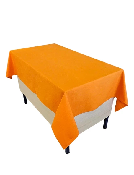 Öğretmen Masa Örtüsü Turuncu (Pamuklu) - 2