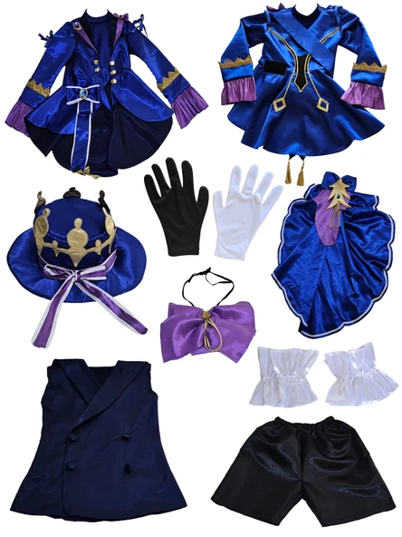 Genshin İmpact Furina Cosplay Anime Kostümü - Resim 4