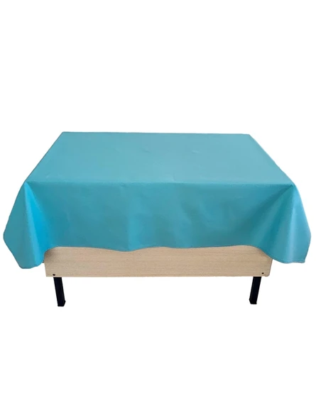 Öğretmen Masa Örtüsü Turkuaz (Pamuklu)