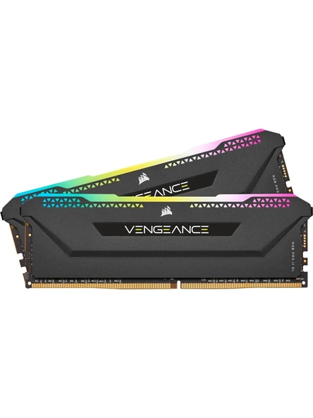 Corsair Vengeance Rgb Pro Sl 16GB (2x8) 3600MHZ CL18 CMH16GX4M2Z3600C18 Ddr4 Ram Bellek Siyah - 3