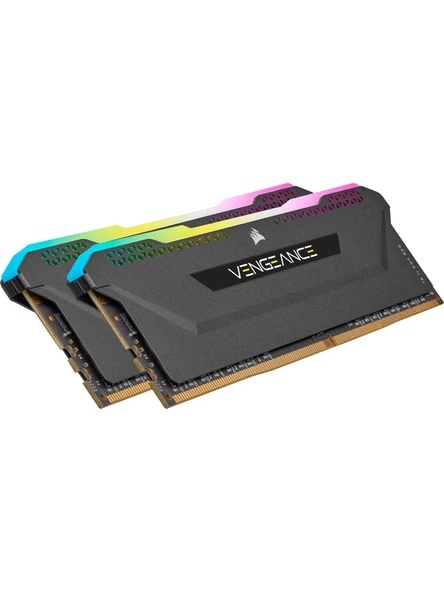 Corsair Vengeance Rgb Pro Sl 16GB (2x8) 3600MHZ CL18 CMH16GX4M2Z3600C18 Ddr4 Ram Bellek Siyah - 4