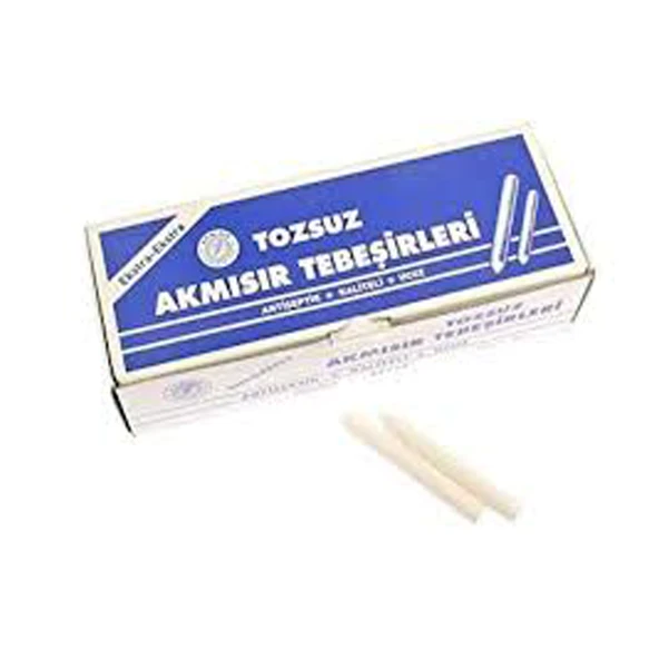 Akmısır Tebeşir Tozsuz 100 Lü Beyaz (10 Lu Koli)