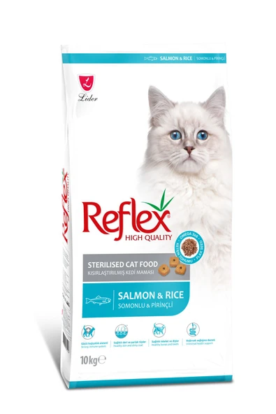 Reflex Somonlu Kısırlaştırılmış Yetişkin Kedi Maması 10 Kg.