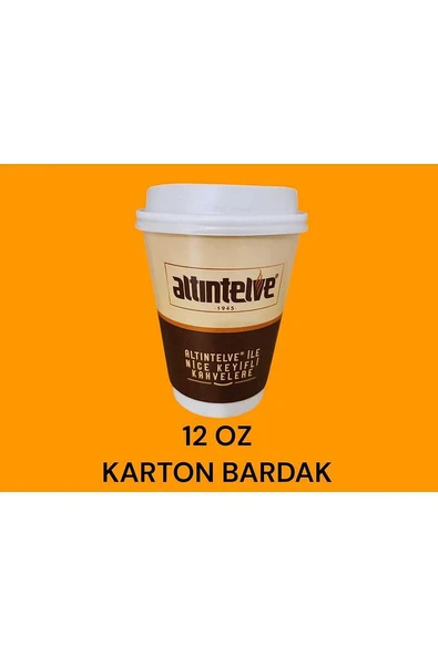 KARTON-SIZDIRMAZ KAPAKLI  Sıcak İçecek Bardağı ÇİFT DUVARLI (DW) EL DUDAK YAKMAZ (8-12 OZ SEÇENEKLİ) 30'lu - 11