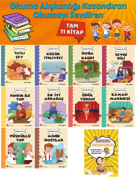 2.Sınıf Okuma Alışkanlığı Kazandıran Okumayı Sevdiren Tam (11 Kitap) 4 ürün görseli 1