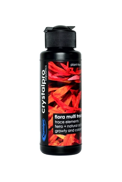 CrystalPro Flora Multi Trace Akvaryum Bitki Renklendirici 125 ml