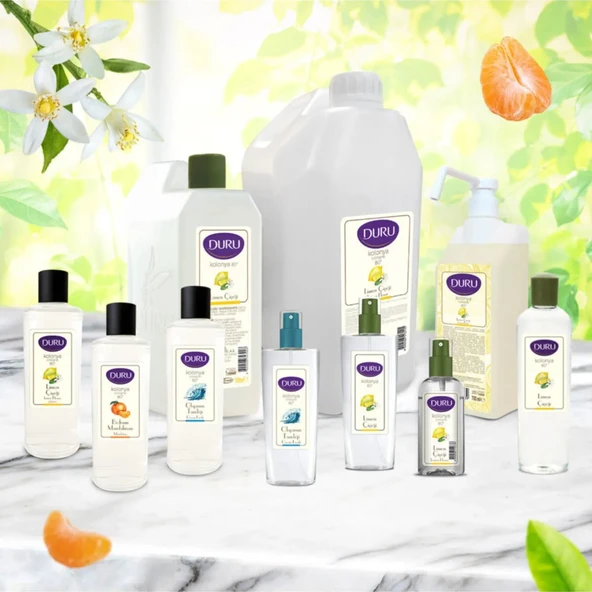 Duru Limon Çiçeği Kolonya Cam 400 Ml - 4