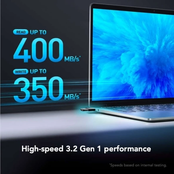 LEXAR 256GB LJDF35P256G-RNBNG FLASH DRIVE JUMPDRIVE F35PRO USB 3.2 GEN1 FLASH DRIVE UP TO 400MB/S READ AND 350MB/S WRITE - 3