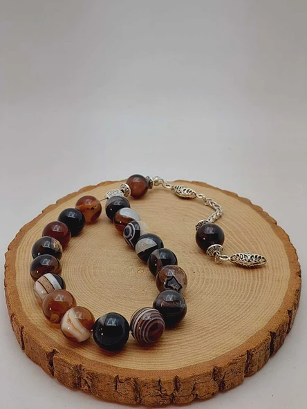 Akik Taşı 17lik Efe Tesbih 14mm (54390) - Resim 4