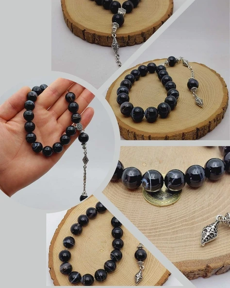 Akik Taşı 17lik Efe Tesbih 14mm (54394) ürün görseli