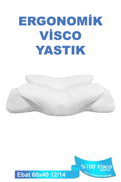 Ortopedik Visco Yastık Boyun Fıtığı Boyun Ağrısı Destekli Güzellik Yastığı Royalrelax - 5