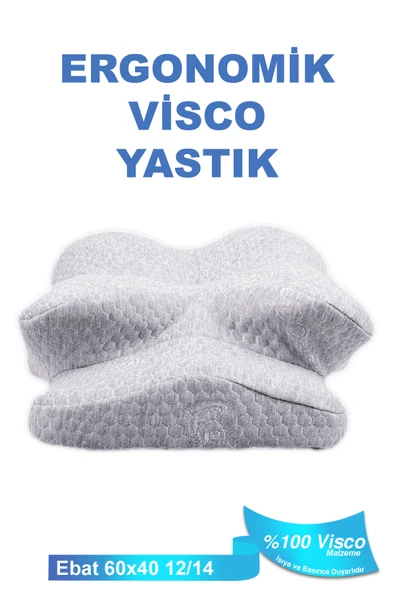 Ortopedik Visco Yastık Boyun Fıtığı Boyun Ağrısı Destekli Güzellik Yastığı Royalrelax - 5