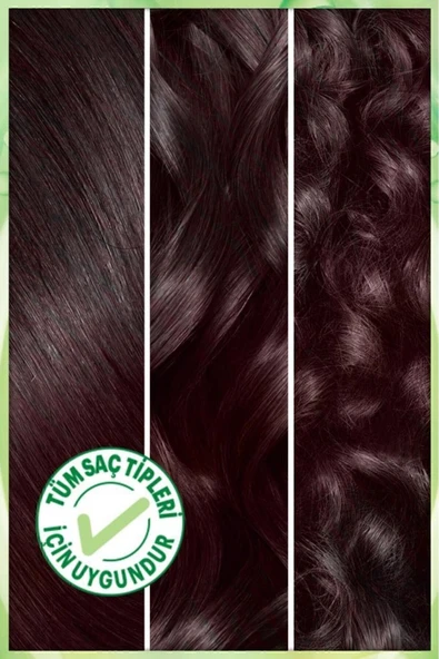 Garnier Nutrisse Yoğun Besleyici Kalıcı Krem Saç Boyası 3.23 Koyu Kestane - Resim 5