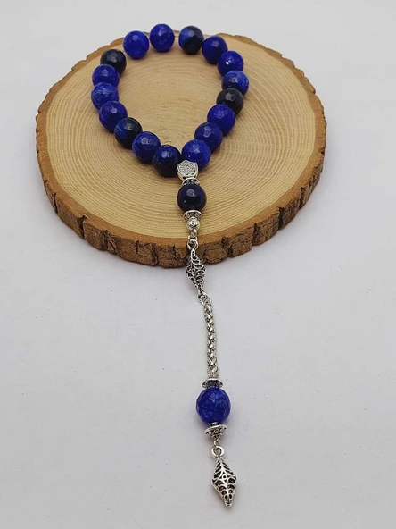 Akik Taşı Faset Kesim 17lik Efe Tesbih 14mm (54382) - Resim 5