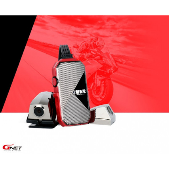 GNET MVR MOTOSİKLET 2 KAMERALI FULLHD Wi-Fi WPRF ARAÇ KAMERASI - 2