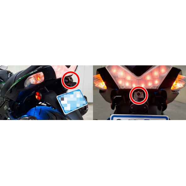 GNET MVR MOTOSİKLET 2 KAMERALI FULLHD Wi-Fi WPRF ARAÇ KAMERASI - 8