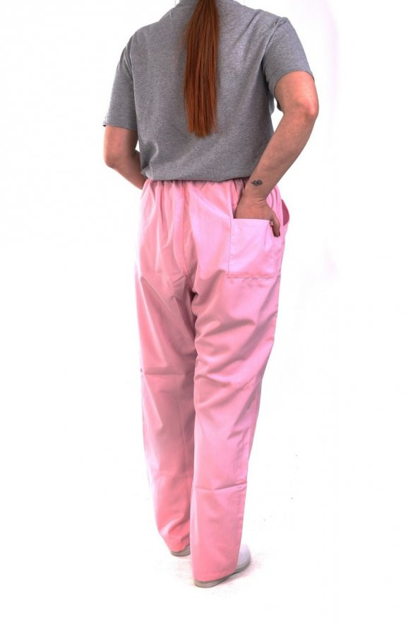 ESER - Alpaka Pantolon - Beli Lastikli - Pembe - 2