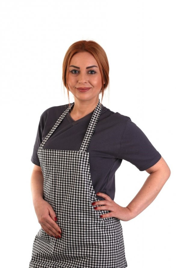 ESER - Pötikare Ön Önlük - Siyah Beyaz ürün görseli 1