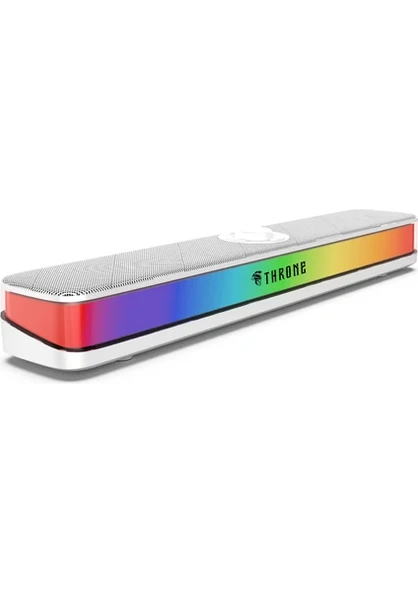 Throne Harmony 5Wx2 Chromatic RGB 50mm Sürücülü Premium Soundbar Speaker (Bluetooth v5.3+Type C Çift Mod)