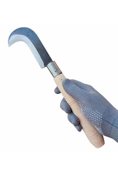 Saplı Mini Orak 30cm Çalı Diken Kesme el bıçkısı ürün görseli