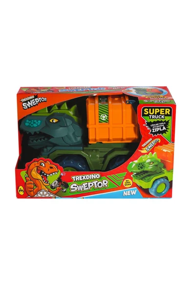Asya Oyuncak BMD503 Sweptor Dino Çöp Kamyonu -Asya Oyuncak